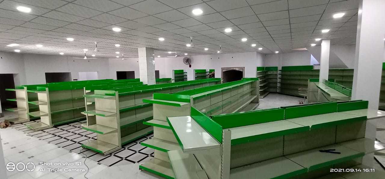 Premium Wall Gondola Rack - Steel Frame Design, Adjustable Shelves For Versatile Product Display