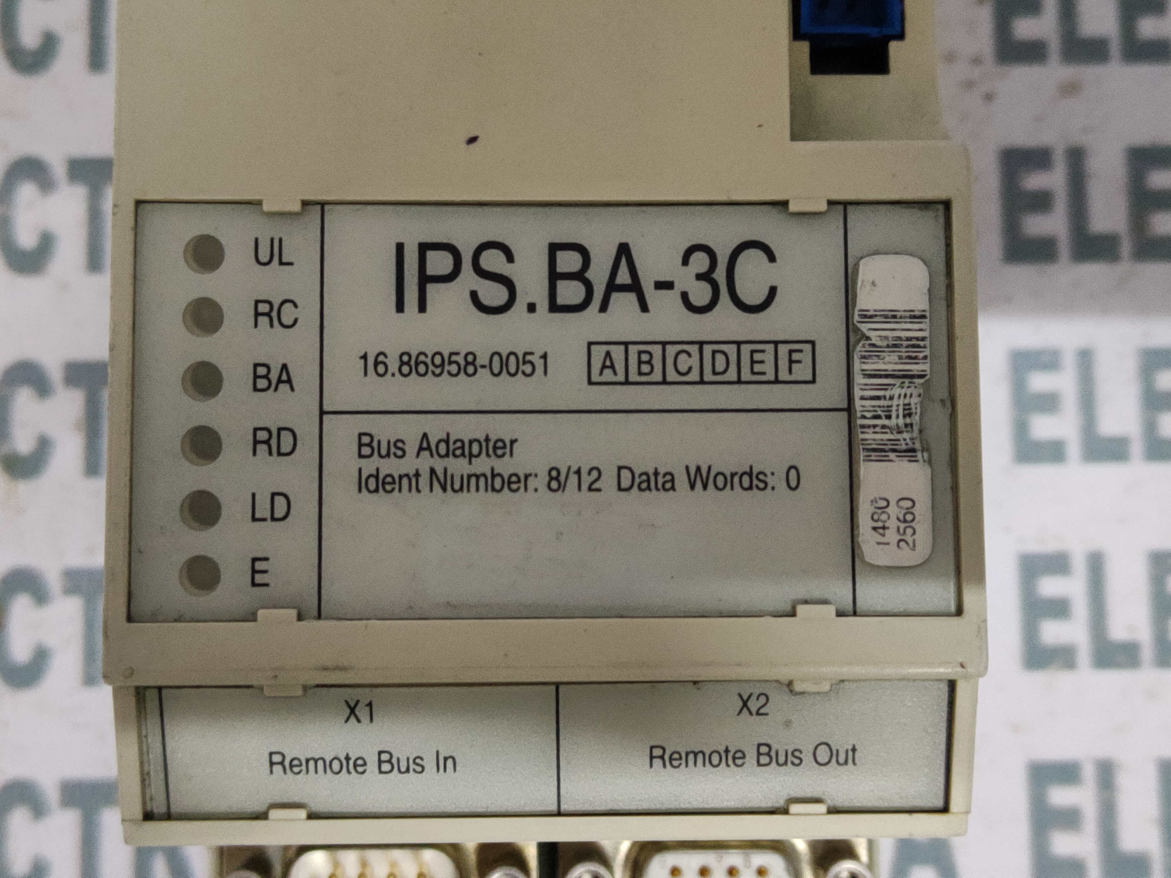 Man Roland Ips.ba-3c 16.86958-0051 Bus Adapter Module