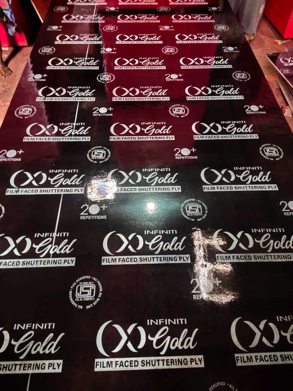 Shuttering Plywood - Phenol Bonded Film Face, 100% Waterproof | First Class Eucaly & Poplar Materials With Mirror Finish