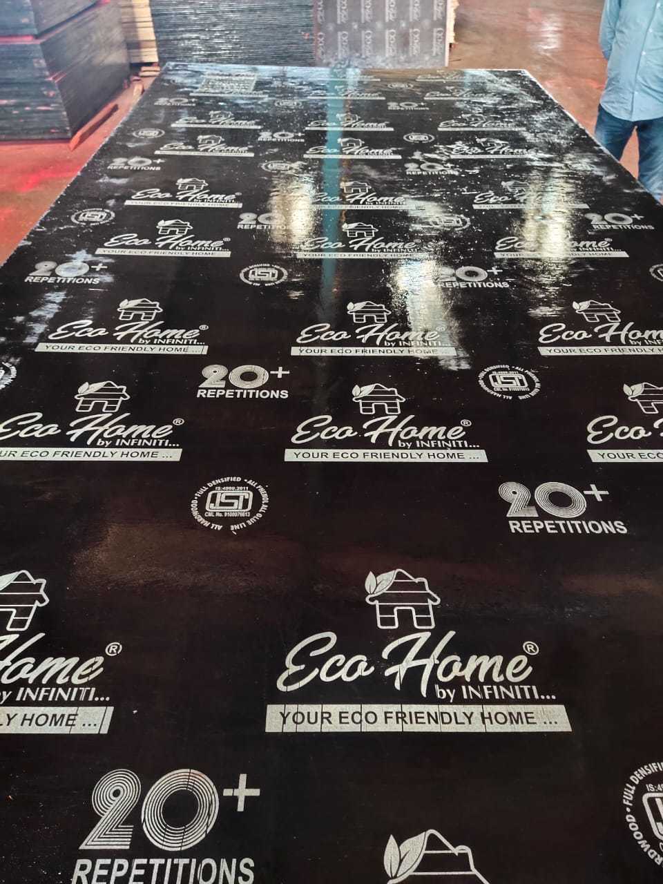 Shuttering Plywood - Phenol Bonded Film Face, 100% Waterproof | First Class Eucaly & Poplar Materials With Mirror Finish