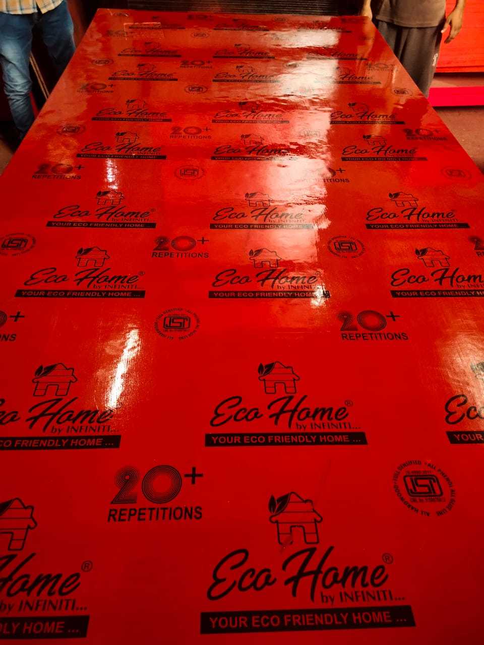 Shuttering Plywood - Phenol Bonded Film Face, 100% Waterproof | First Class Eucaly & Poplar Materials With Mirror Finish