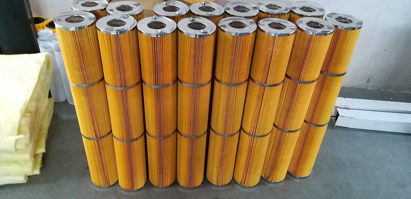 Cylindrical Water Filter - Plastic, 32x40 Cm, Grey | 0.5 Micron To 6000 Micron Mesh, 2 Kg Weight, Liquid Filtration System