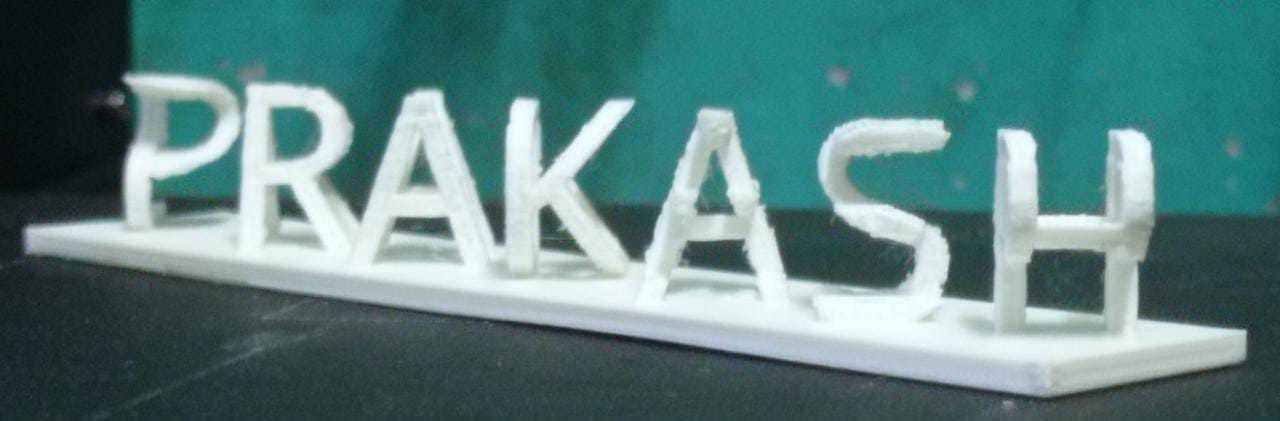 3d Printed Flip Text
