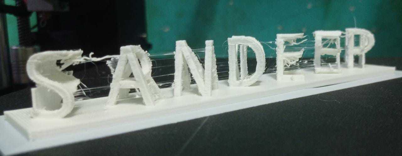 3d Printed Flip Text