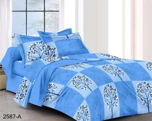 कलर फास्टनेस सिंगल बेड शीट फ़ैब्रिक