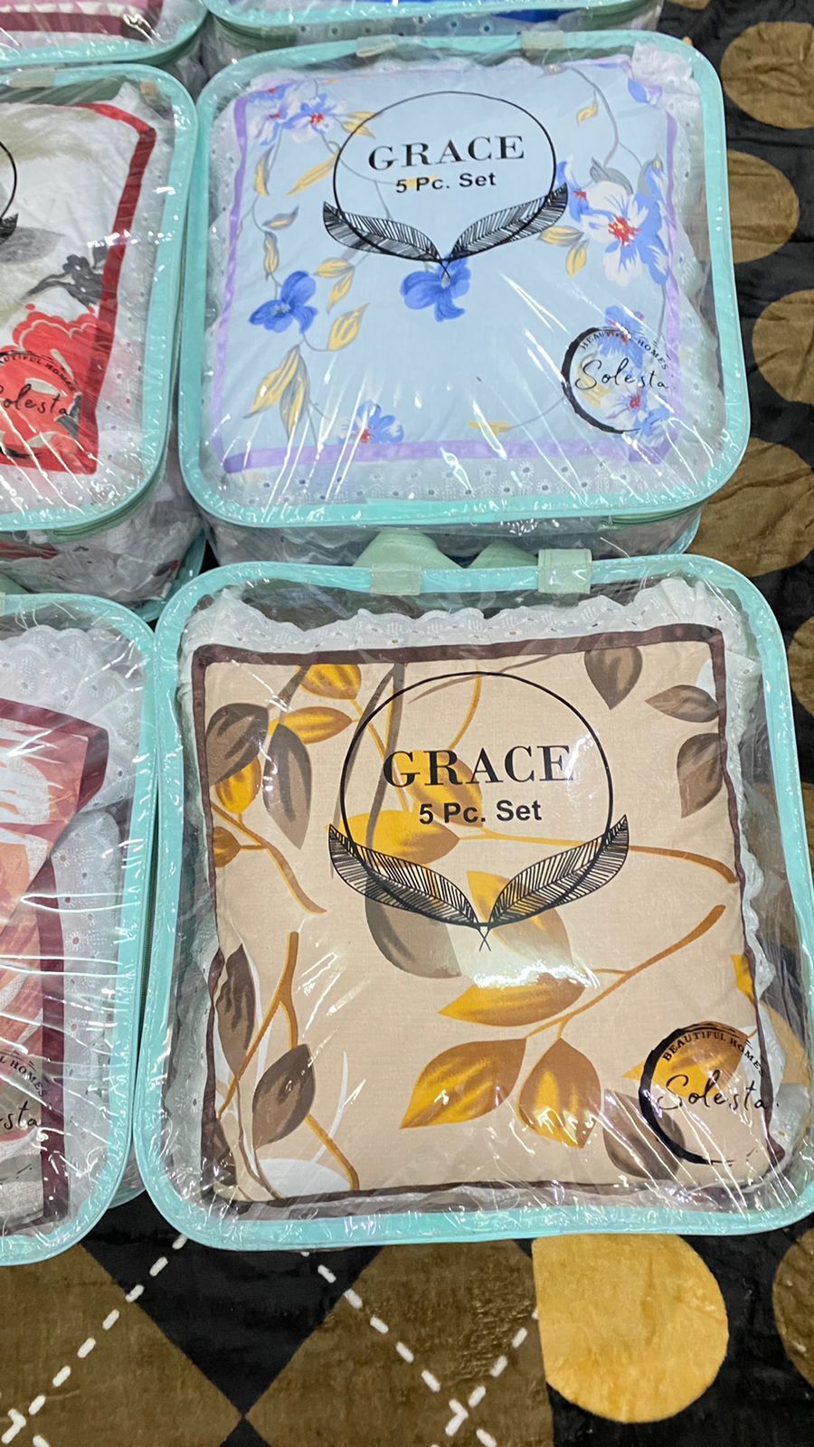 Multicolour/as Per Buyer Requirement Glace Cotton Bedsheet/printed Bedsheet /Block Print Bedsheet