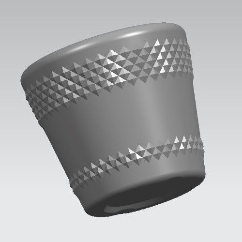 Diamond Pots - Color: Red