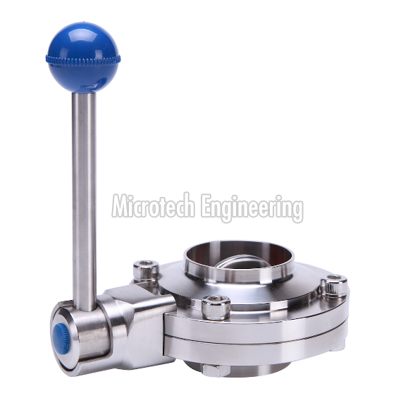 Butter Fly Valve Weldable - Caliber: 125mm