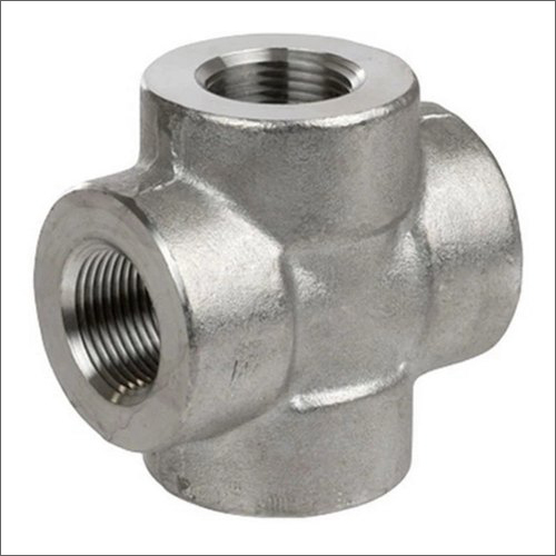 4 Way Mild Steel Threaded Equal Cross