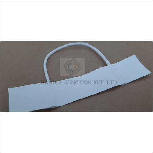 Twisted White Paper Handle - Size: 155 Mm