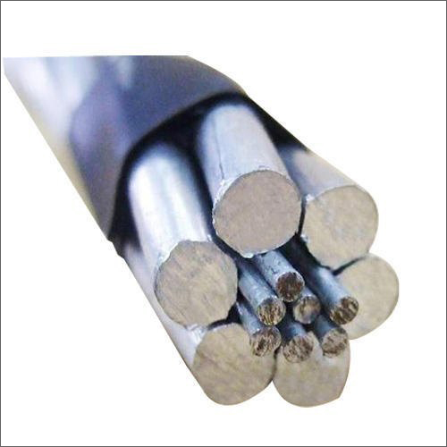 Aluminium Acsr Conductor Wire - 500 Meter Length, Round Shape, Grey Color | High Tensile Strength, Excellent Conductivity, Chemical & Rust Resistant