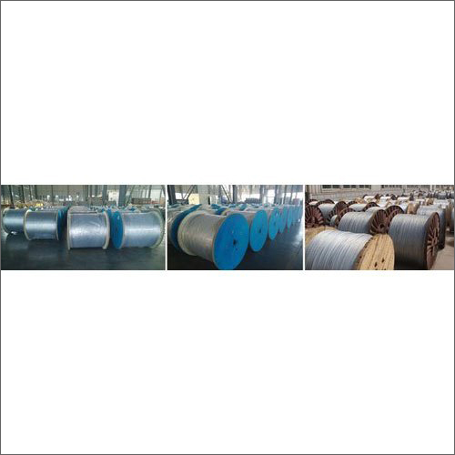 Aac Conductor Wire - Aluminium Stranded, 500 Meter Length, Silver Round Shape | Ideal For Overhead Transmission Lines, Industry Applications