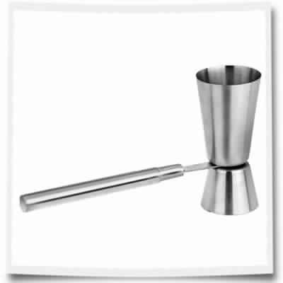 हैंडल के साथ स्टेनलेस स्टील पेग मेज़र