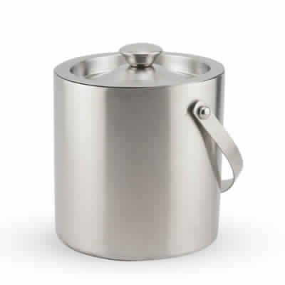 Stainless Steel Double Wall Regular Ice Bucket