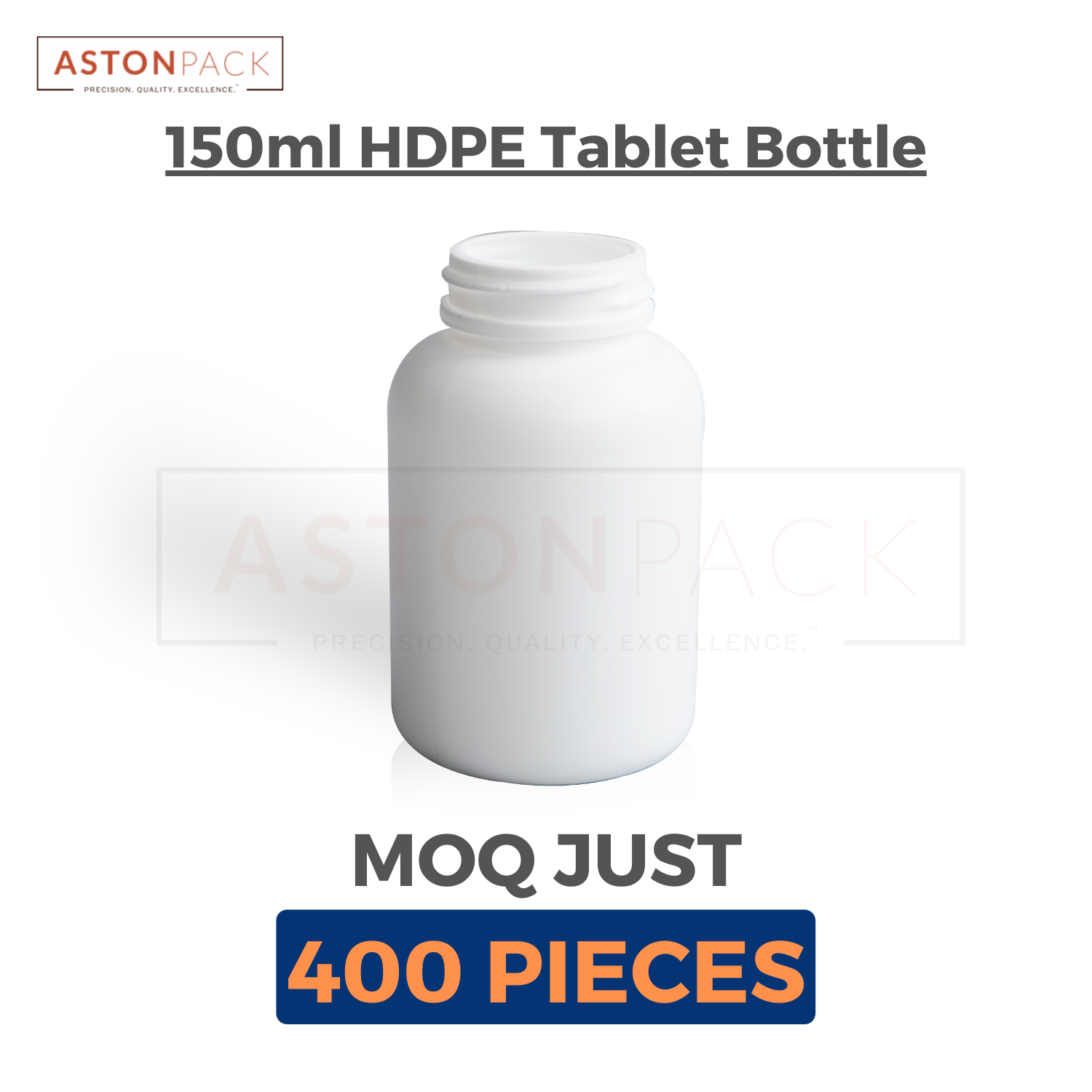 White Hdpe Round Capsule Bottle (Pharma Grade) Capacity: 60ml