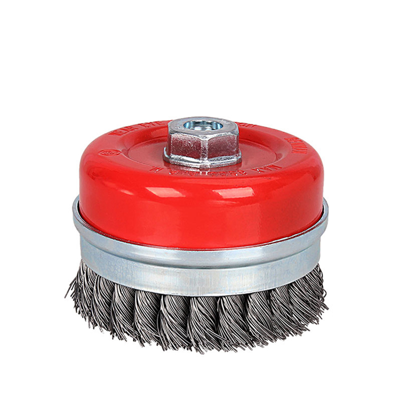 Knotted Twist Cup Brushes-heavy Duty