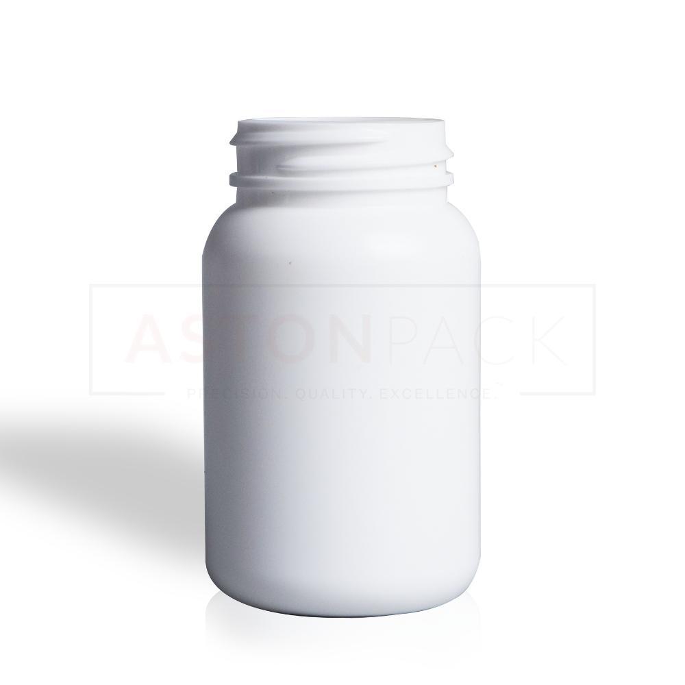 White Plastic Ayurvedic Tablet & Capsule Packaging Bottles - 60 Ml
