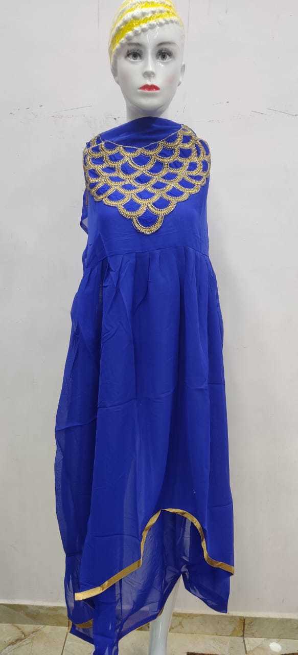 Unstitched Cotton And Silk Kurtis - Free Size, Embroidered Design, Casual Washable Ethnic Wear
