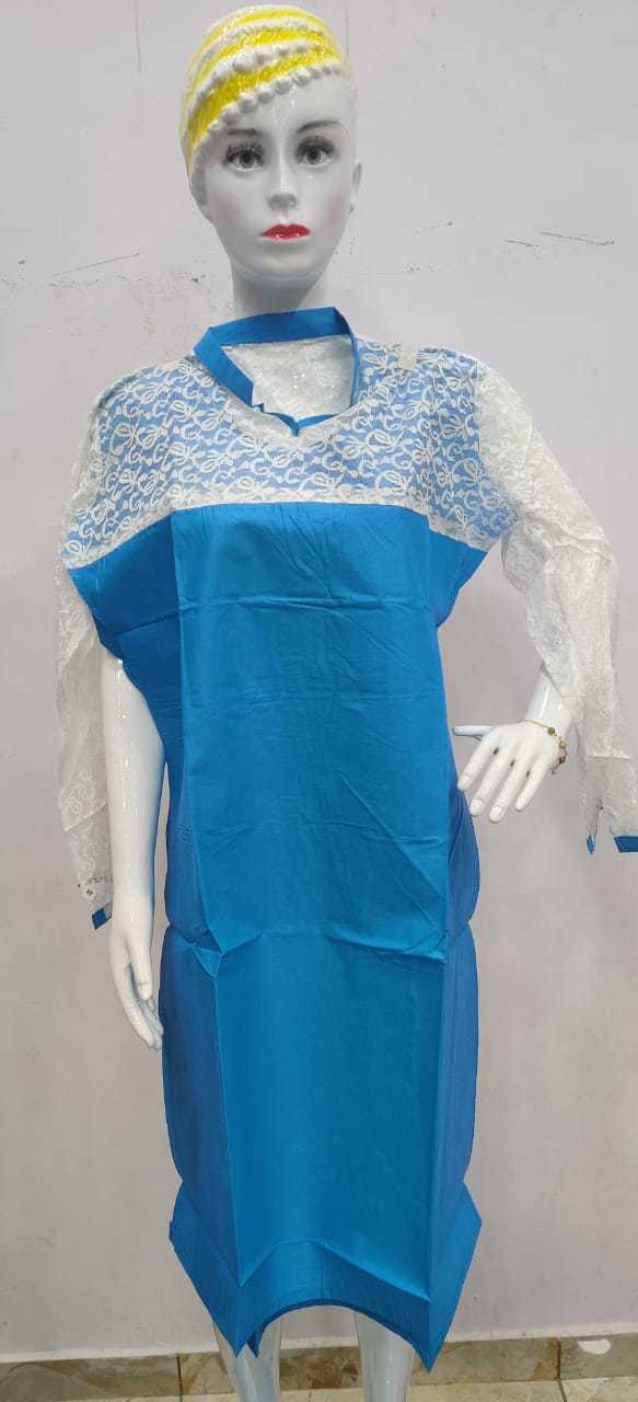 Unstitched Cotton And Silk Kurtis - Free Size, Embroidered Design, Casual Washable Ethnic Wear