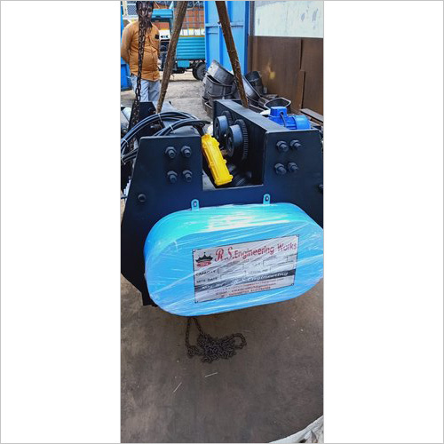Electric Wire Rope Hoist - 5 Ton, 110V, 3 Phase, 4 Fall | Heavy Duty, With Trolley, Industrial Use, Model SR035