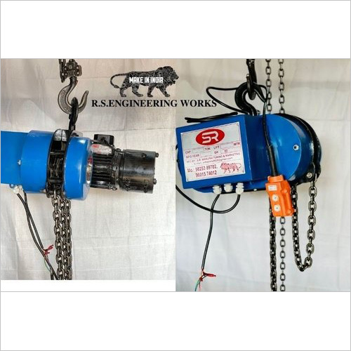 High Performance Electric Chain Hoist - Alloy Steel Chain, 5 Ton, 6m Lift, 3 kW Motor | Easy Operation, Durable Design, Increased Safety, Efficient Lifting