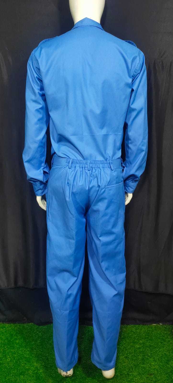 Workshop Uniform - Polyester Full Sleeve Sets | Petrol Blue With Customized Logo