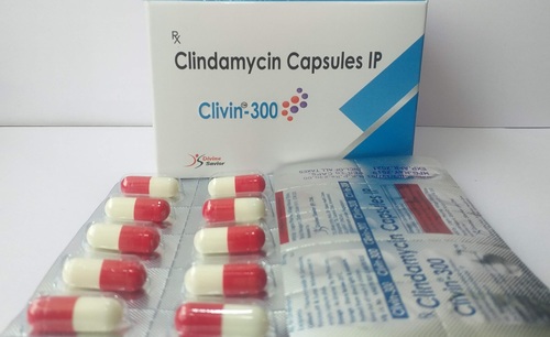 Clindamycin Capsule - 150 mg, Pharmaceutical Grade Antibiotic for Bacterial Infections with 99% Assay, Hard Gelatin Size #1