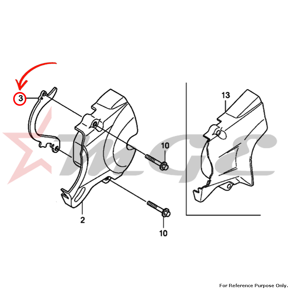 As Per Photo Guide, Drive Chain For Honda Cbf125 - Reference Part Number - #11365-kte-910