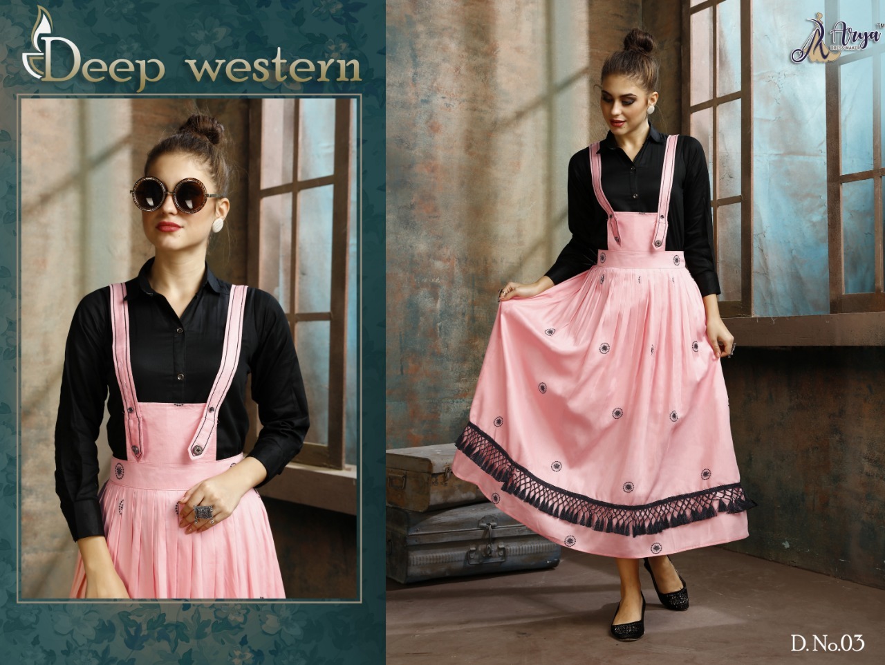 Designer Western 2-piece - Rayon Cotton Jam Work, Sizes M To Xxl, Short Sleeves | Breathable, Washable, Customized Logo, All Season