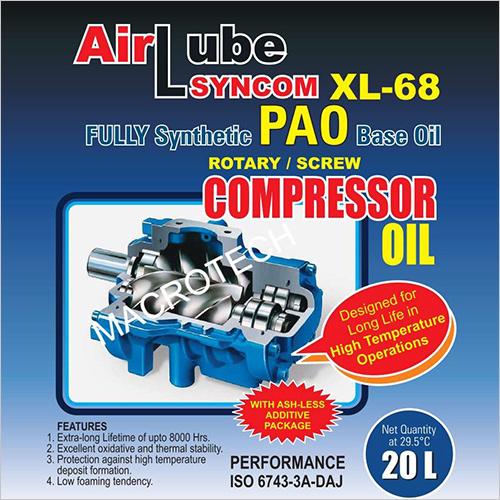 Compressor Oil - Centrifugal Standard Size | Specialized Lubricant, Enhances Performance and Lifespan of Automobile Compressors