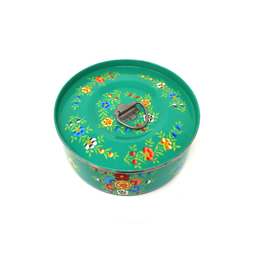 स्टेनलेस स्टील कलर प्रिंटेड स्पाइस बॉक्स