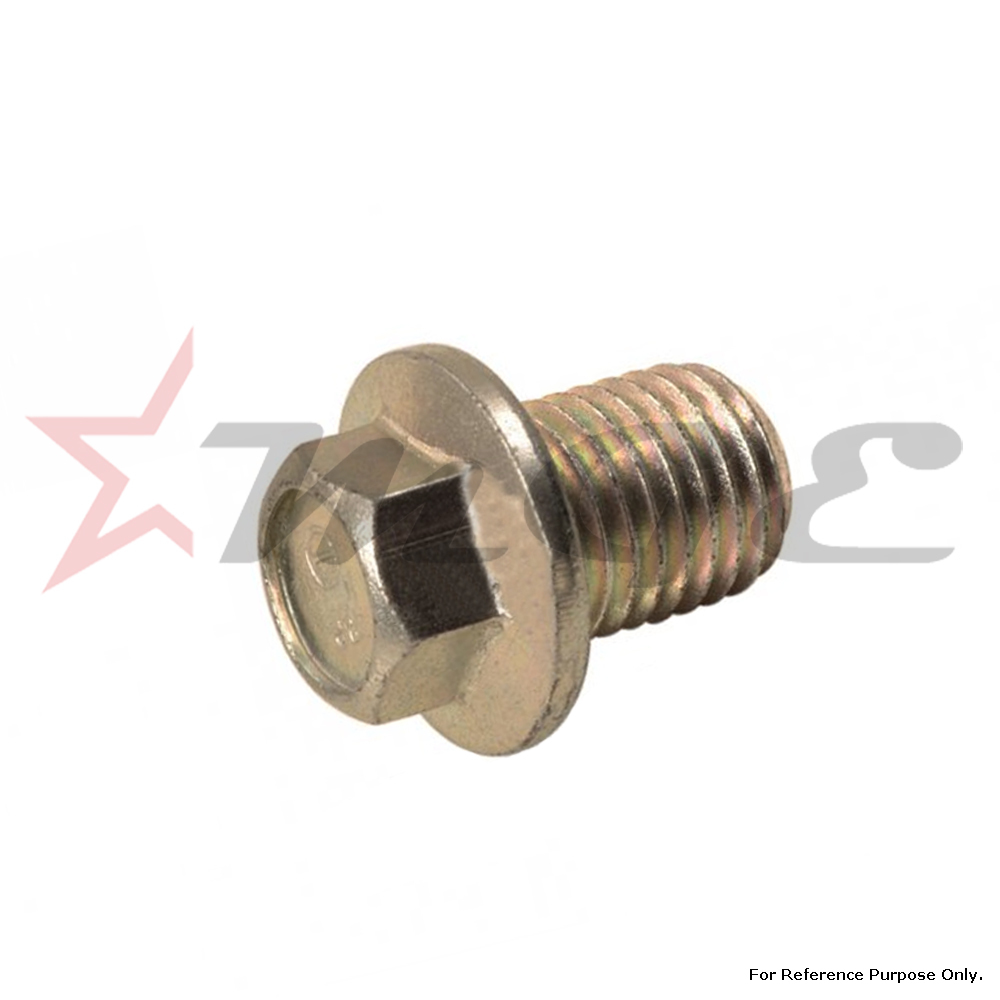 Bolt, Plug Drain, 12mm For Honda Cbf125 - Reference Part Number - #90131-ksp-910, #90131-krm-840