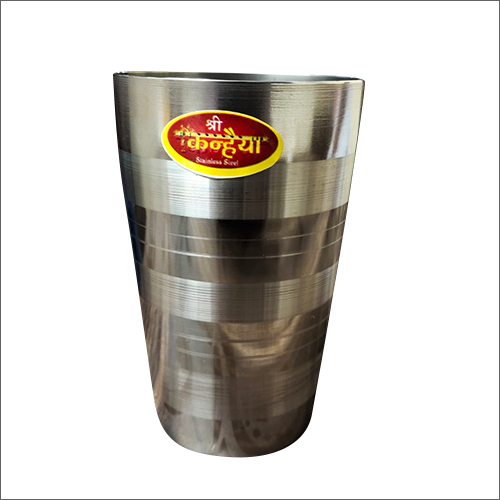 Silver Ss Glass - Stainless Steel, Customized Size | Superb Finish, Corrosion Resistance, Durable Nature
