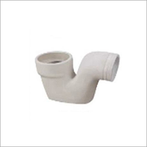 Big P Trap - Ceramic, One Piece, Polished Surface | White Color, Efficient Drainage System, Sewer Gas Prevention