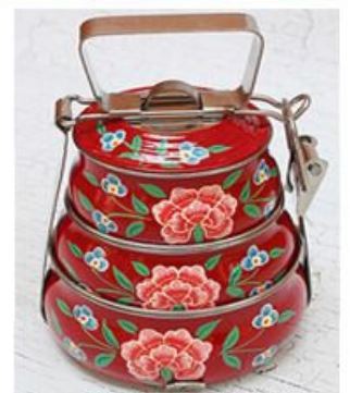 स्टेनलेस स्टील प्रिंटेड लंच बॉक्स