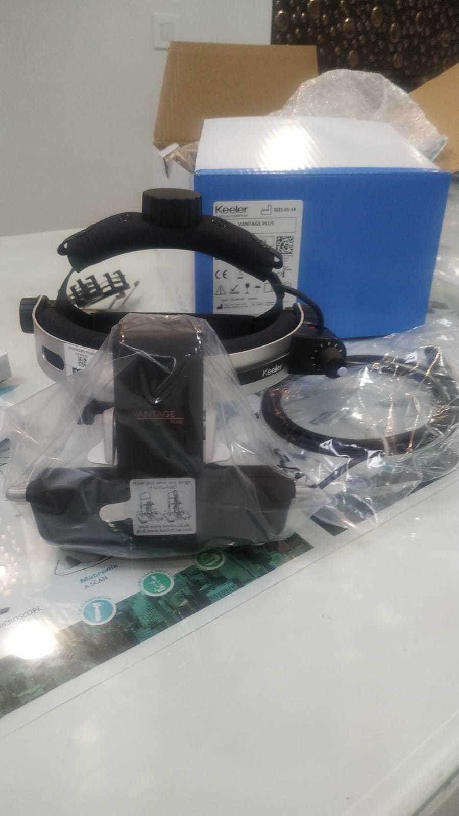 Plastic Vantage Plus Indirect Ophthalmoscope With Wire And Indian Battery