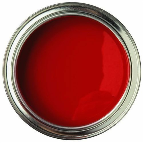 Liquid Red Polyurethane Paint