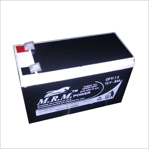 Mrm 12v Ups Battery - Plastic Material, 7ah Capacity , Black Color, Reliable Power Backup System