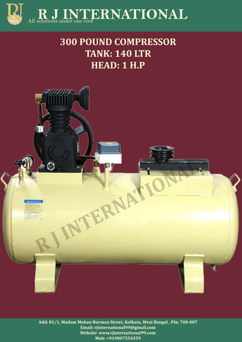 Industrial Metal Air Compressor - Air Flow Capacity: 10 Kilogram(Kg)