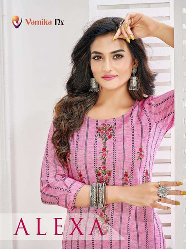 Vamika Nx Alexa Premium Cotton Kurti Catalog Collection