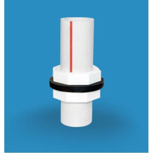 UPVC Pipe Tank Nipple - Customized Diameter, White Color, Threaded Connection, Standard Length, Cylindrical Shape, ASTM Standard, Manufacturers Warranty