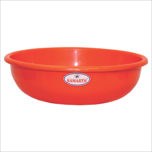 समर्थ ऑरेंज प्लास्टिक बेसिन