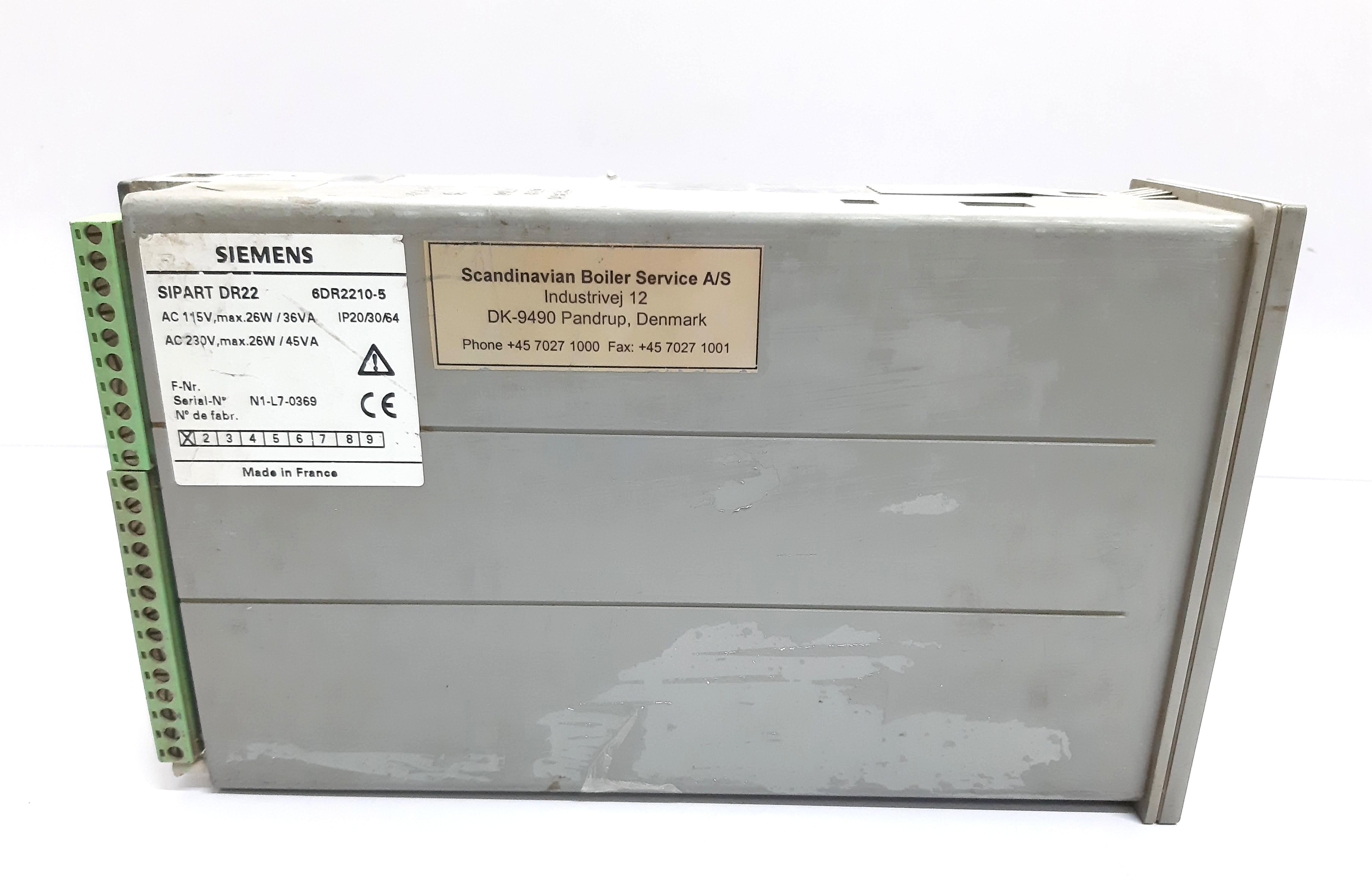 Siemens 6dr2210-5 Dr22 Sipart Controller