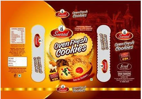 Biscuits Packaging Printed Pouch - Color: As Per Customer