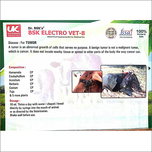 Bsk Electro Vet-8   For Tumor Grade: Feed