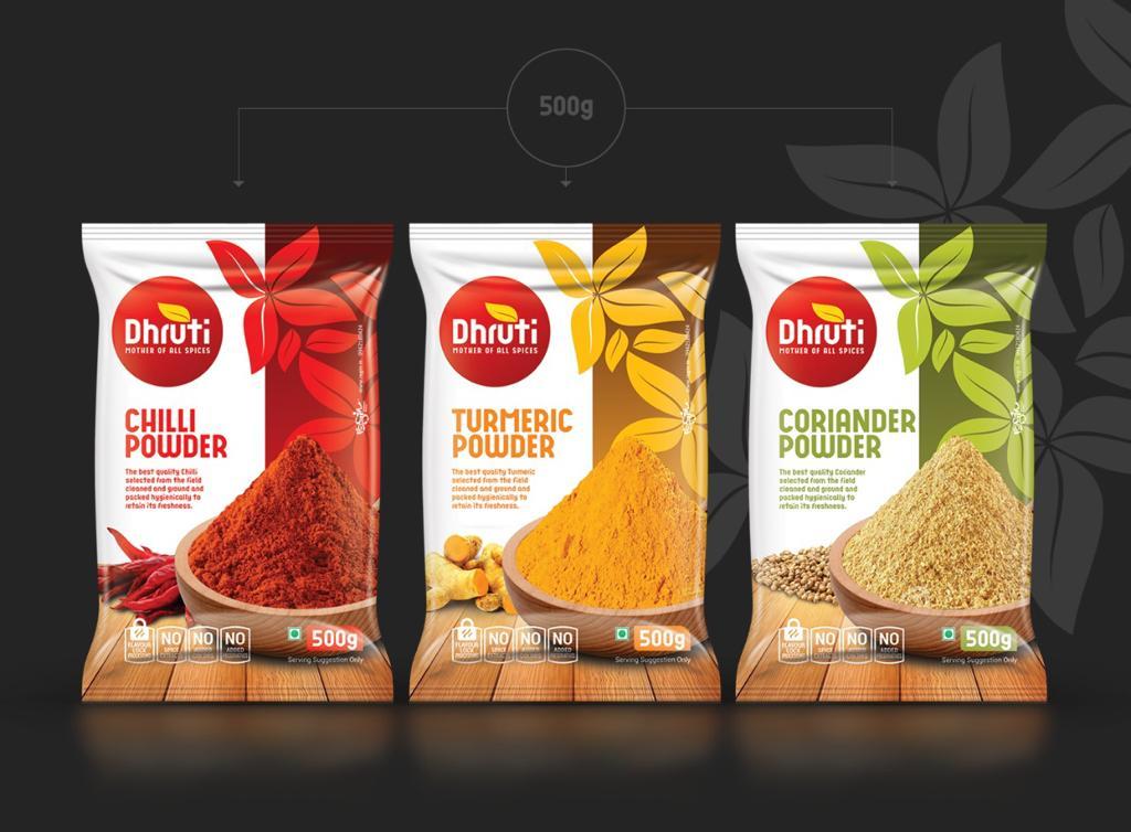 Masala Spices Packaging Polyester Pouch - Color: As Per Customer