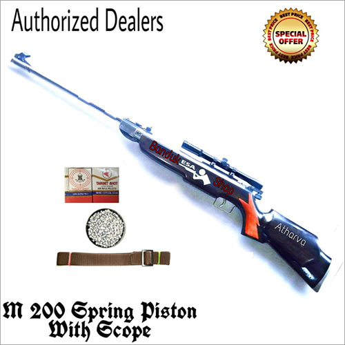 M 200 Spring Piston Air Rifle With Scope - Material: Metal