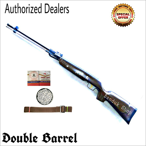 Double Barrel Air Rifle - Material: Metal