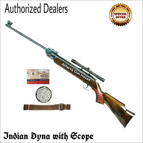 Indian Dyna Air Rifle With Scope - Material: Metal