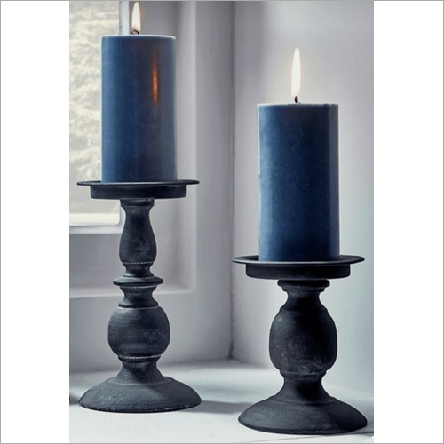 Wood M0006 Wooden Candle Stands